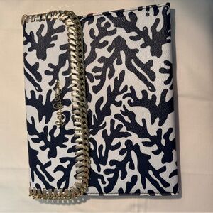 Lilly Pulitzer Navy and Gold Chain iPad Cover